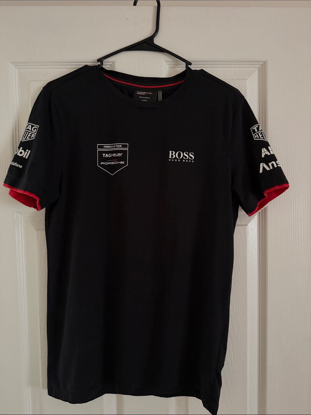 Porsche T-shirt Motorsport 4 Hugo Boss Tag Heuer Black WAP128NFMS - men
